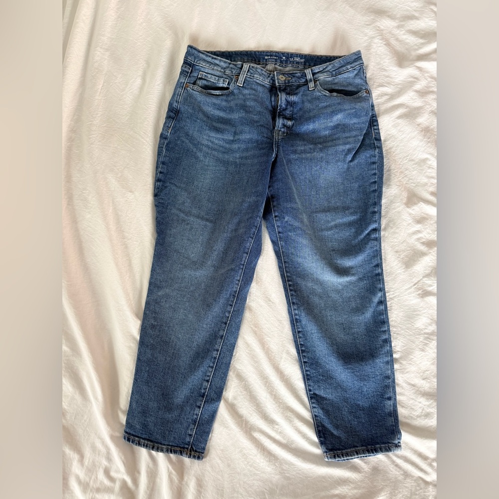 Old Navy Women's Straight Leg Blue Jeans